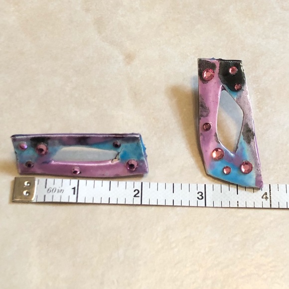 Vintage Artisan Crafted Statement Earrings - Picture 14 of 14